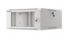 Lanberg Szafa instalacyjna RACK wisząca 19 cali 4U 600 szara WFFA-5604-10S